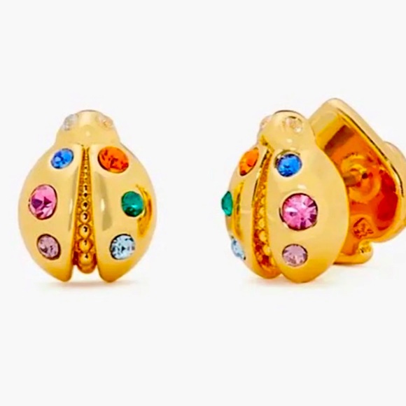 kate spade Jewelry - New Kate Spade nature walk ladybug studs